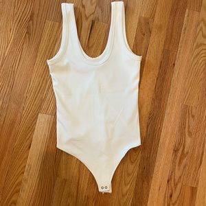 Abercrombie & Fitch scoop neck ribbed bodysuit